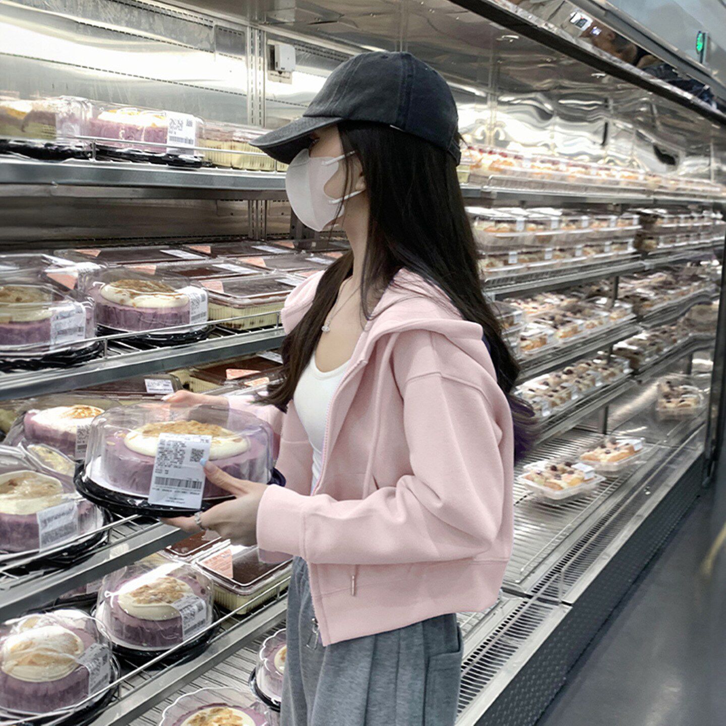 早秋开衫连帽卫衣女2026