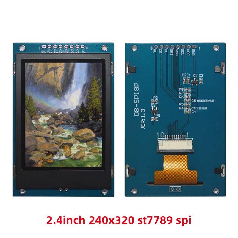 2.4寸TFT液晶显示屏LCD模块240x320全彩IPS屏ST7789小屏SPI