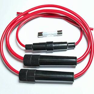 电动机车保险丝管套座 1.5平方 2.5平方 4平方 6x32MM带线 线铜线