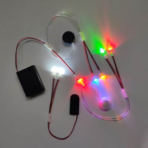 LED草帽灯珠发光二极管DIY手工小灯泡迷你点光源4-6V装饰led小灯