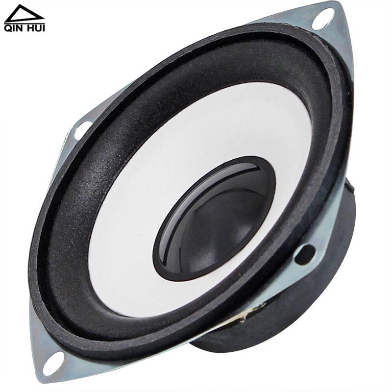 3寸白盆泡边全音喇叭多媒体副箱DVD机内置全频喇叭4欧5W扬声器5瓦