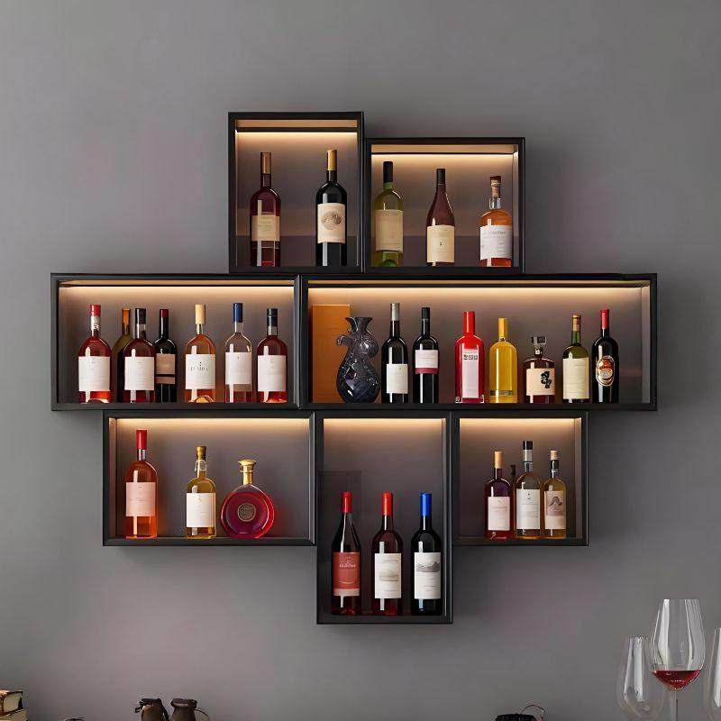 实木玻璃客厅酒架置物架墙上展示柜酒水陈列吊柜墙壁储物挂墙酒柜,商业/办公家具,红酒架/柜,淘宝优惠券,粉丝福利购,淘宝优惠卷