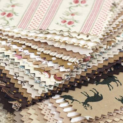 10*11cm 50色百家被布组 娃衣样布手工DIY面料小样