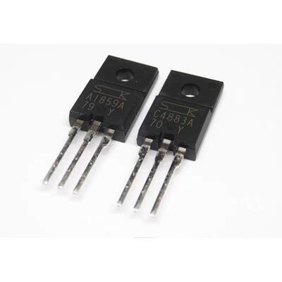 全新 2SA1859A 2SC4883A A1859A C4883A TO-220F 180V 三极管对管