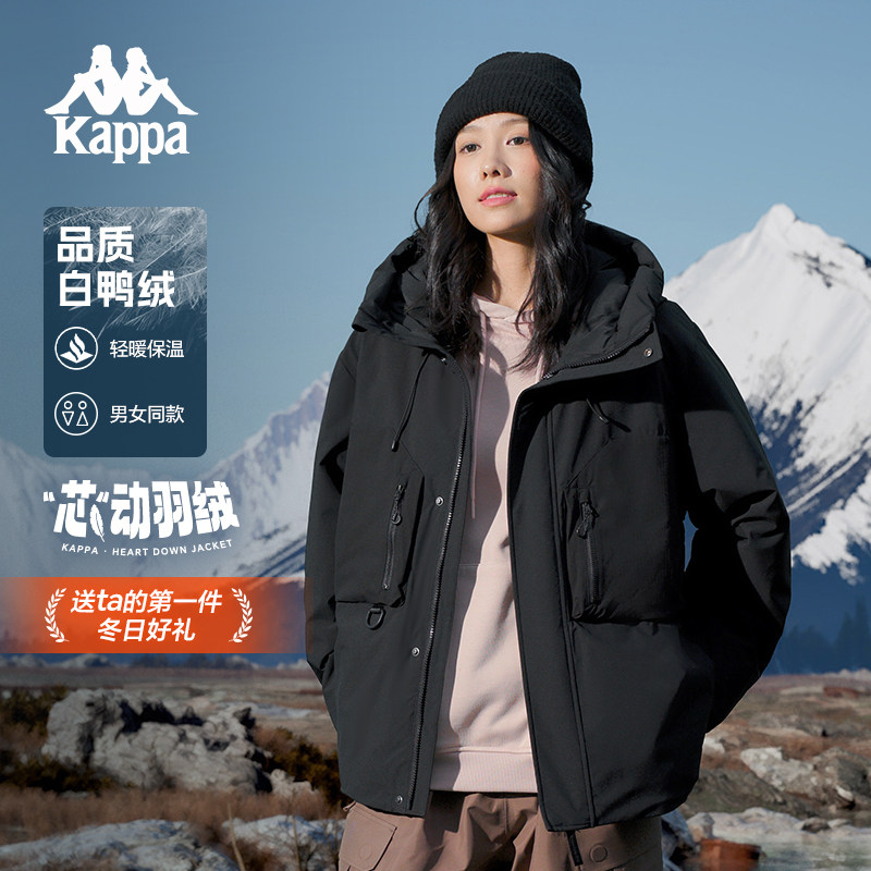 卡帕情侣款户外运动保暖羽绒服图片