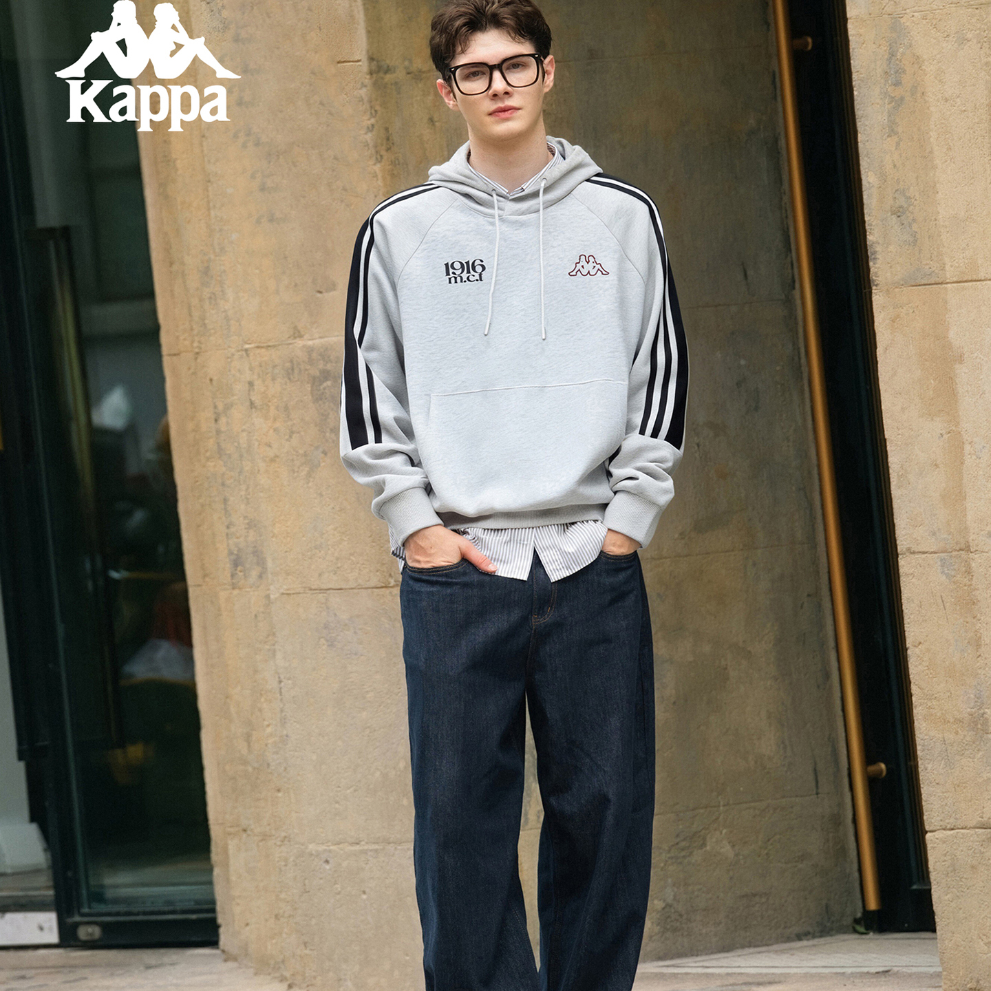Kappa卡帕背靠背新款运动卫衣