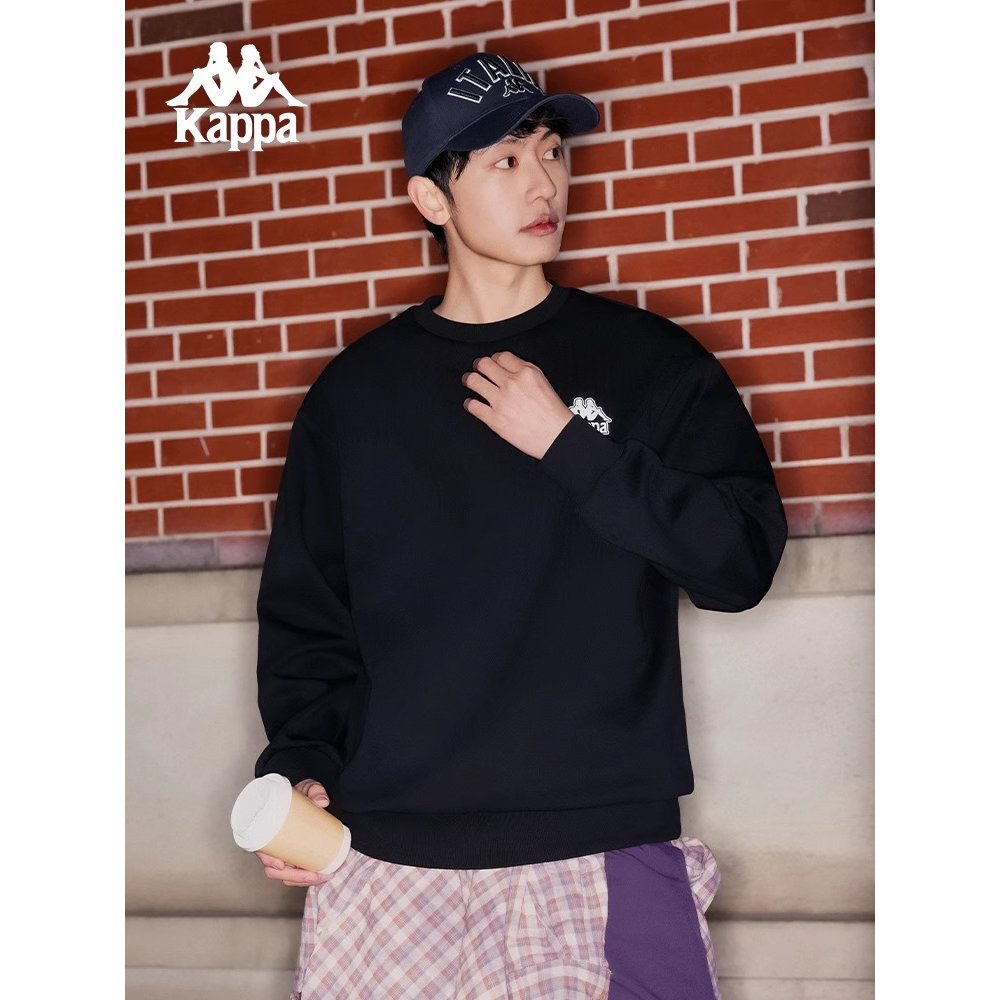 Kappa套头卫衣圆领休闲上衣男女