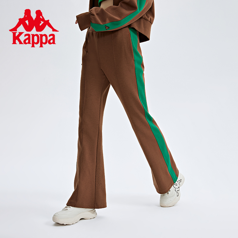 运动裤KAPPA显瘦卡帕喇叭裤