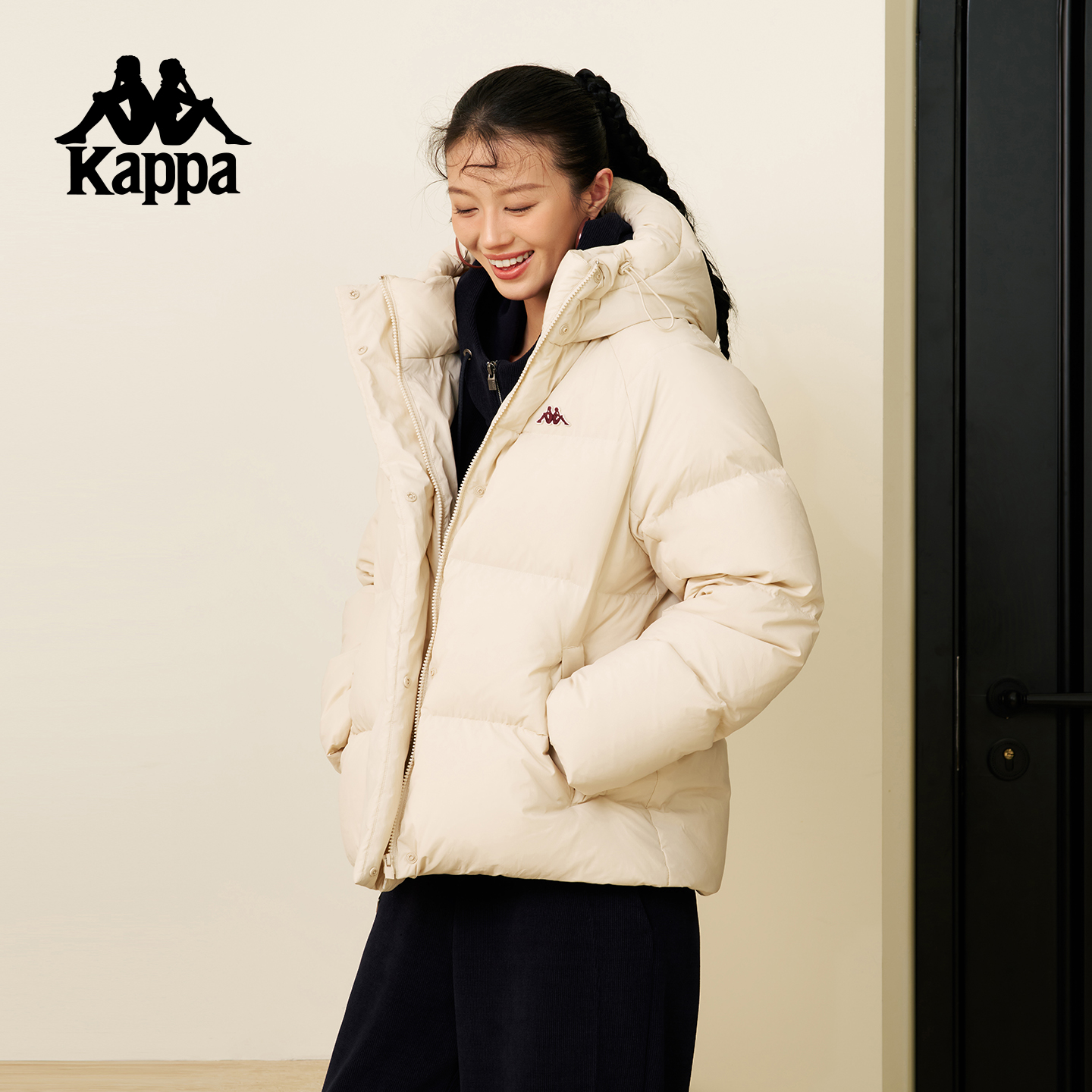 Kappa卡帕背靠背2025新款羽绒服