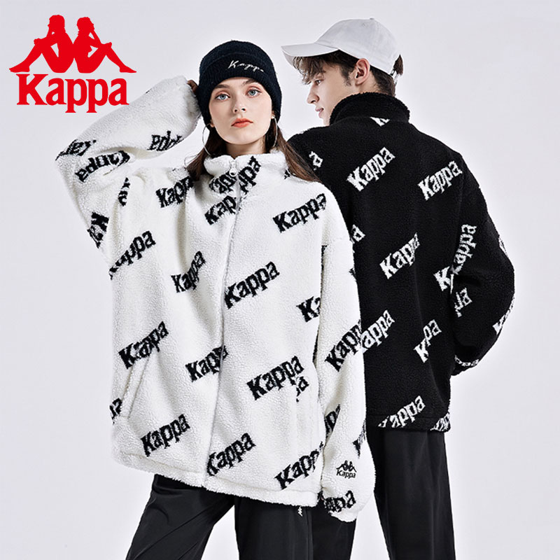 卡帕羊羔绒夹克外套Kappa立领