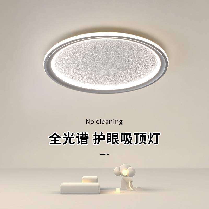 卧室灯led星空吸顶灯现代简约圆形北欧客厅灯卧室灯创意灯具灯饰