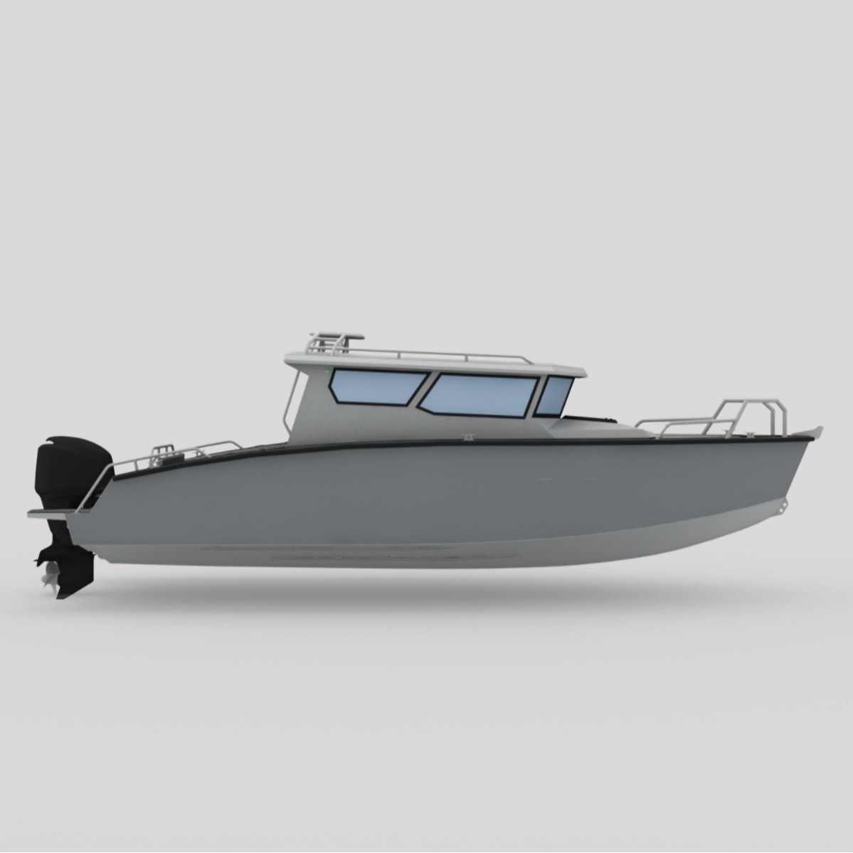 bladecraft新款铝合金钓鱼艇出海 专业证书流线帅气的钓鱼船