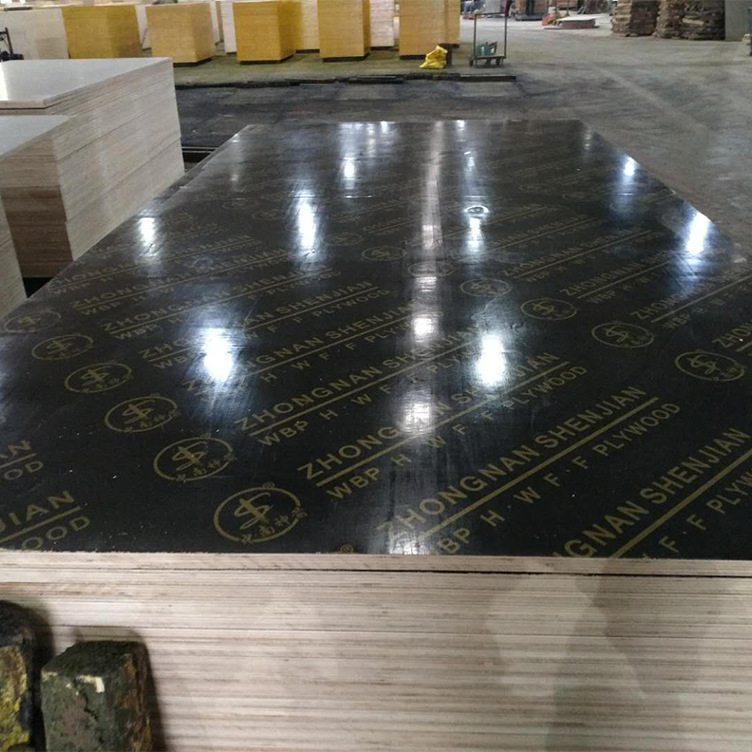 建筑膜板工地模板多层板建筑用清水模板双面覆膜现浇无需抹灰