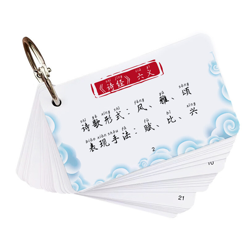 小学生语文古代文学常识小升初语文知识考点归纳总结速记学习卡片