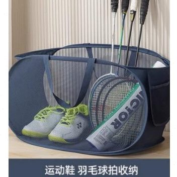 羽毛球球拍装备包折叠便收纳包携网格透气运动训练单肩包