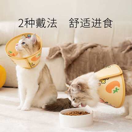 宠物伊丽莎白圈防咬圈猫咪防抓挠软脖套耻辱圈防护罩伊丽莎白项圈