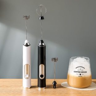 打泡电动打机手持奶盖充电发咖啡打奶泡器搅拌器牛奶起泡器