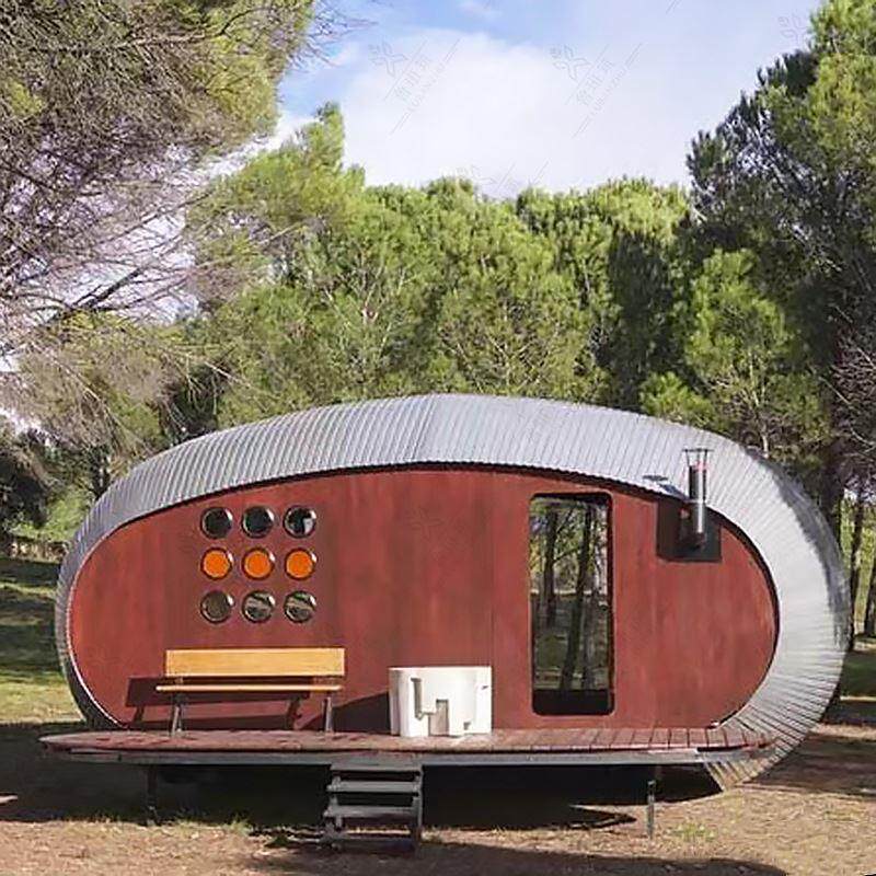 外星球太空舱 ufo工业风圆形蛋壳屋 智能穹顶星河观景蛋蛋屋酒店