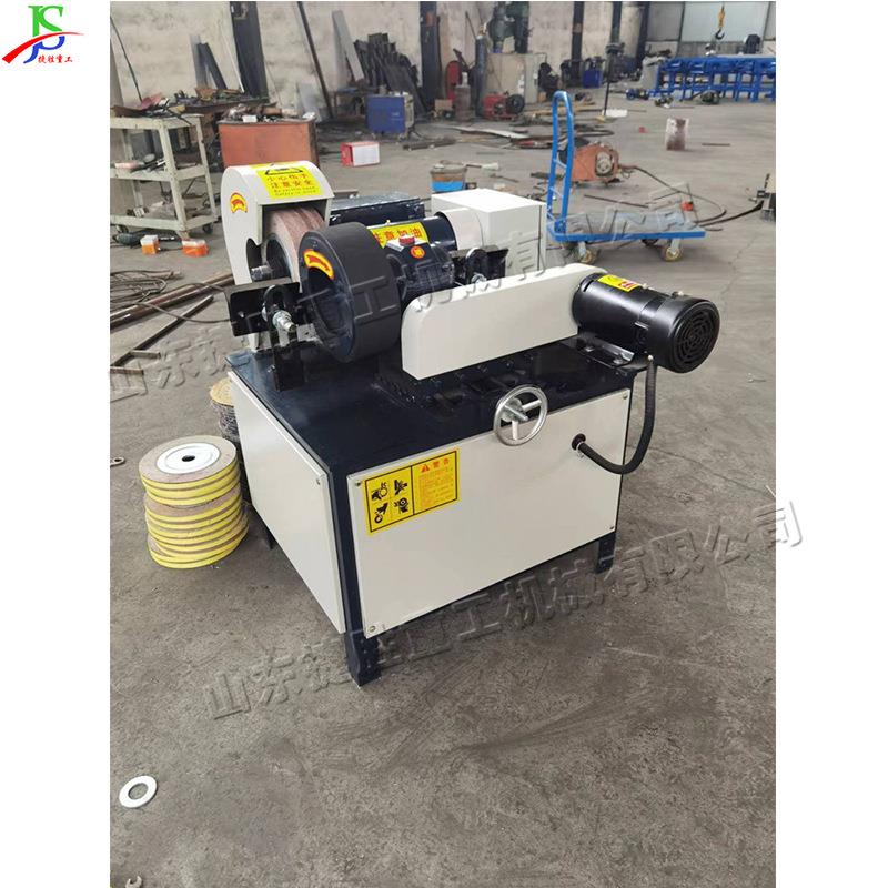 五金电镀外圆管材抛光机 小型铝管钢管除锈设备 液压配件打磨机