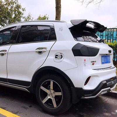 通用款吉利远景X3尾翼17181920款远景X3两厢车改装免打孔烤漆尾翼