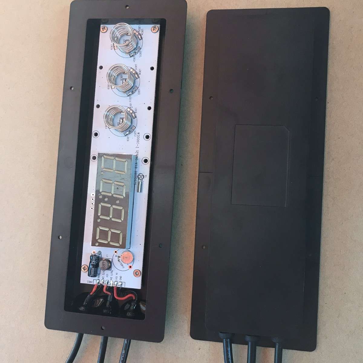厂家 触摸时钟双键三键触摸开关 智能LED时间显示  时钟触摸开关