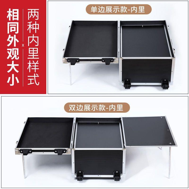 夜市饰品耳环架子展示架文玩古董摆摊箱地摊神器网红桌子带灯移动