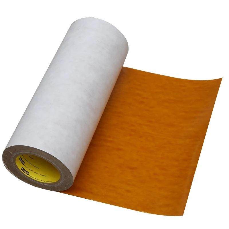 烫金模具专用双面胶带粘烫金机铜版铝版高温双面胶3M老款白纸黄胶