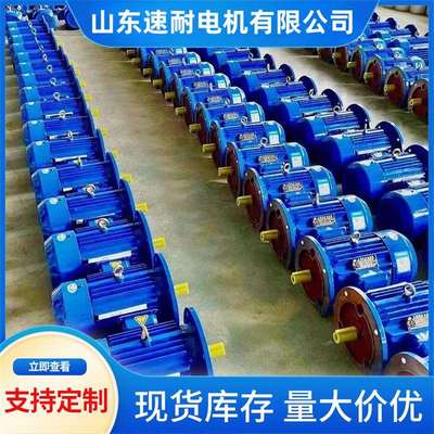 厂家直销三相异步电动机380V50HZ纯铜线圈三相电动机