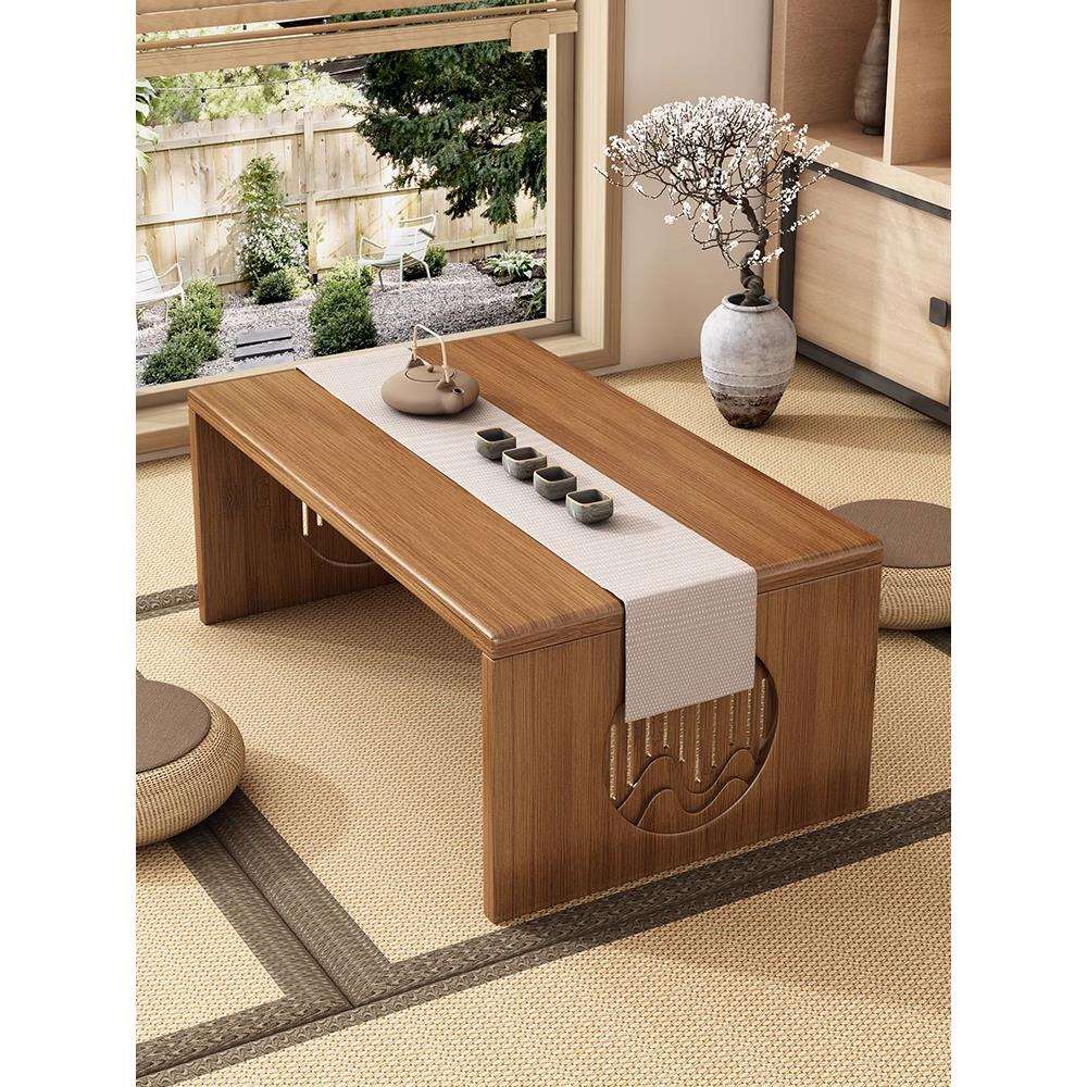 折叠炕桌家用榻榻米小茶几炕几飘窗桌懒人床上学习书桌电脑小矮J^