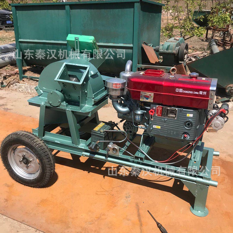 420型果园树枝树杈粉碎机 双口木块边角料粉碎机 猫砂玻璃纤维板