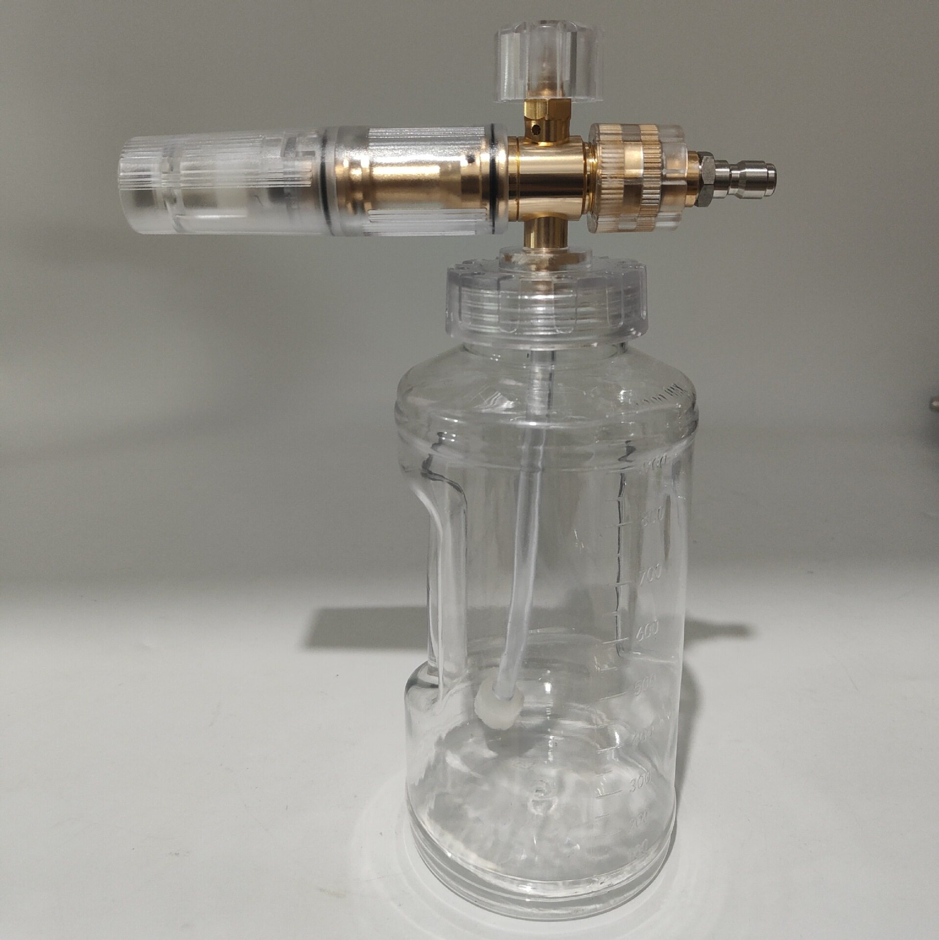 高压洗车水枪1/4快插公头PA壶