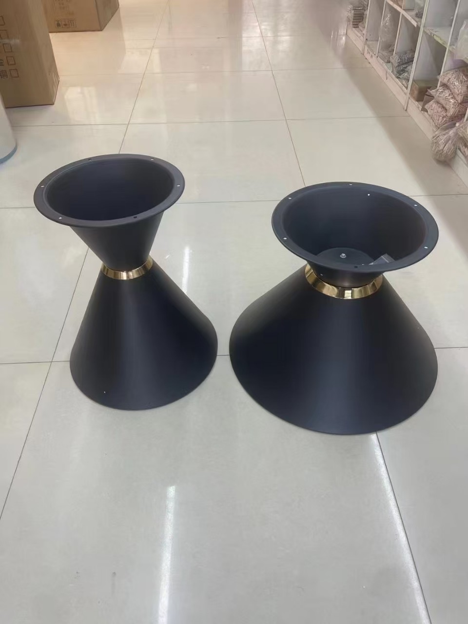 轻奢简约铁艺大理石茶几底座