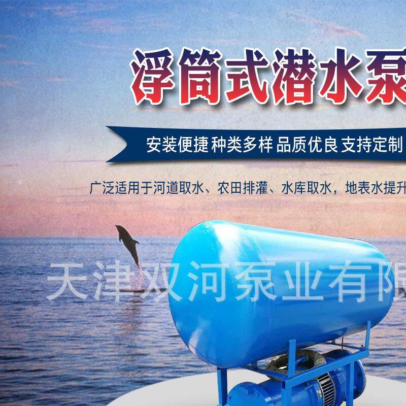 浮筒式潜水泵 浮筒泵 漂浮泵 浮筒式轴流泵厂家