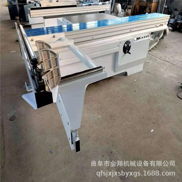 圆柱导轨圆木推台锯双锯片不崩边