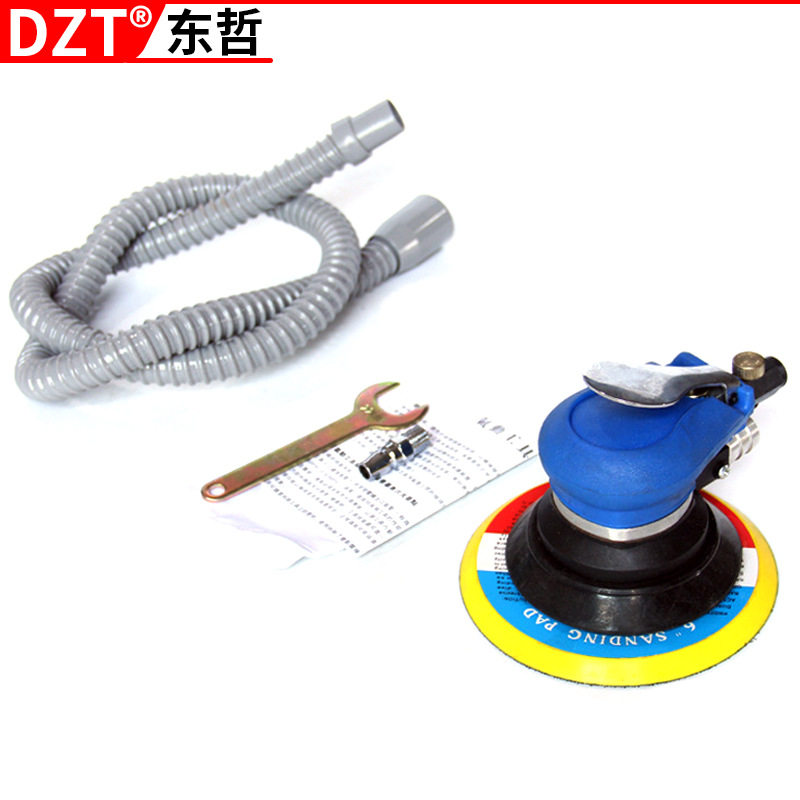 6寸气动砂纸机抛光机磨光机气磨机打蜡机手持砂纸机吸尘干磨机
