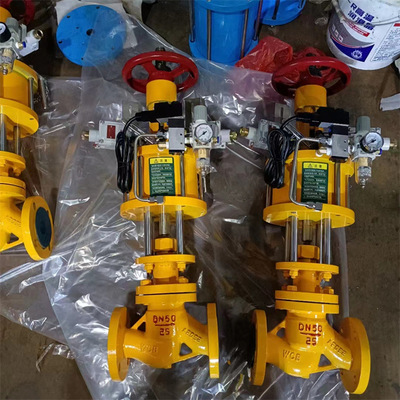 J641H-100C DN50高压气动焊接截止阀 直行程单双作用带三联件