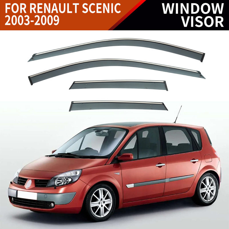适用于雷诺风景车窗晴雨挡雨遮阳板Renault Scenic Window visor