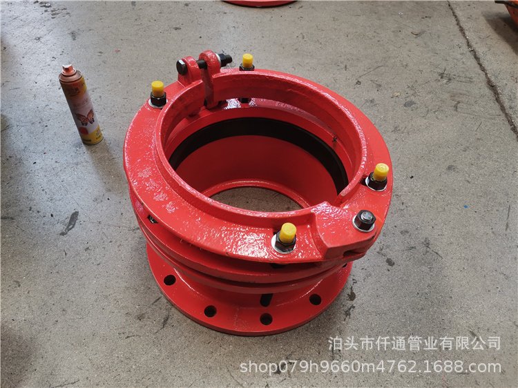 PVC,PE防脱甲管防脱压兰甲单法兰接管器厂家直销球墨材质型号齐全