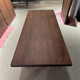 尺寸：200 4.5四拼北美黑胡桃大板茶桌办公桌餐桌茶台