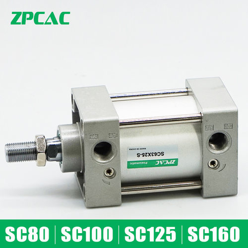 标准气缸气动元件SC80/100/125/160/25X50X100X125X150X200X300