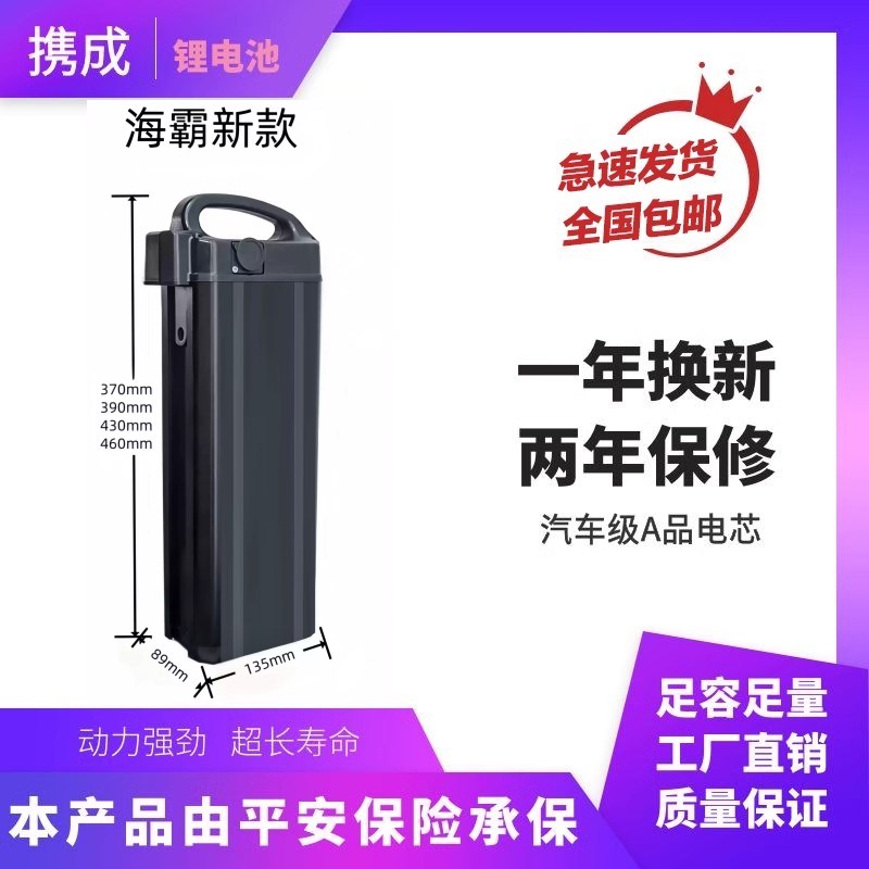 新日折叠代驾电动车海霸新款48v锂电池G工厂直营20ah15ah锂电瓶
