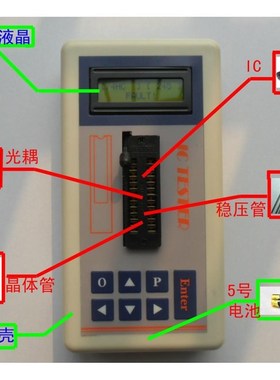 芯片测试仪集成电路检测仪 晶o体管 ntegrated Circuit IC Tester