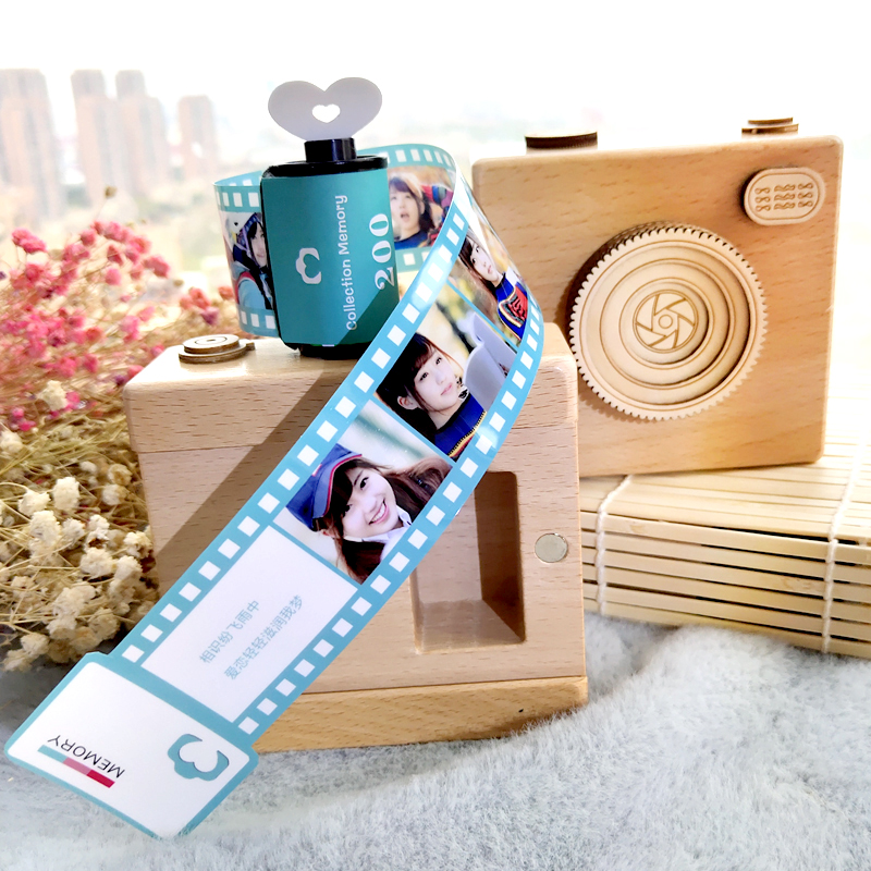 diy定制记忆胶卷相册2021新款照片纪念生日礼物女V生送长辈中秋节