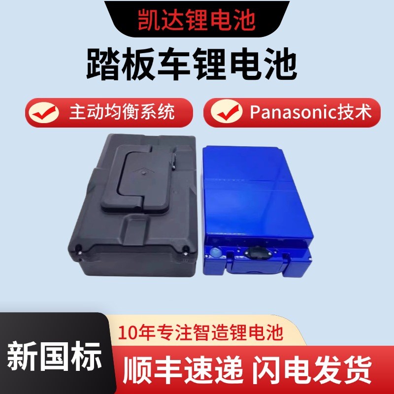 电动车锂电池48V60v大容量电瓶D车外卖车专用新国标改锂电可拆卸