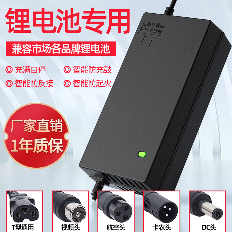 锂电池电动车充电器48V3A36V6z0V24V72V3A电车锂离子哈雷平衡车