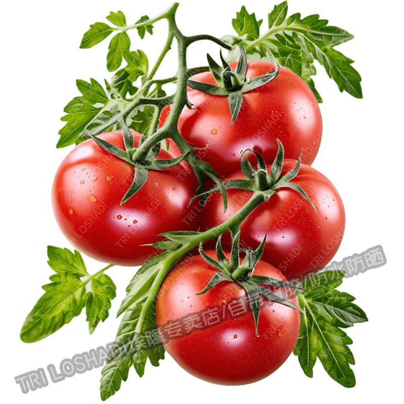 西红柿新鲜可口番茄贴纸冰箱厨房瓷砖防水蔬菜水果贴花墙面自粘贴