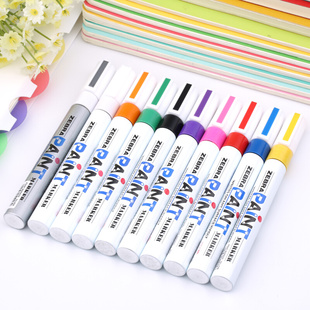 日本斑马MOP 10支装 包邮 斑马油漆笔MOP 200M 200M油漆笔