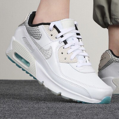 Nike Air Max 90 气垫缓震透气防滑耐磨复古增高运动鞋DB4187-100