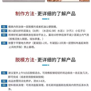 预制块市政道路混凝土水沟平面暗沟边沟平石水泥盖板塑料模具直销