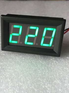 数显交流电压表0.56交流电压显示器AC220V380V两线直接AC70-500V